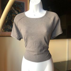 American Eagle Waffle Knit crop